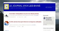 Desktop Screenshot of aixlesbains-lejournal.fr