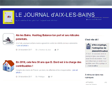 Tablet Screenshot of aixlesbains-lejournal.fr